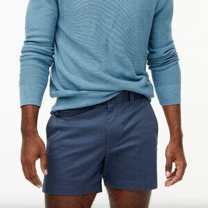 J. Crew 5" Flex Chino Shorts in Overcast Blue